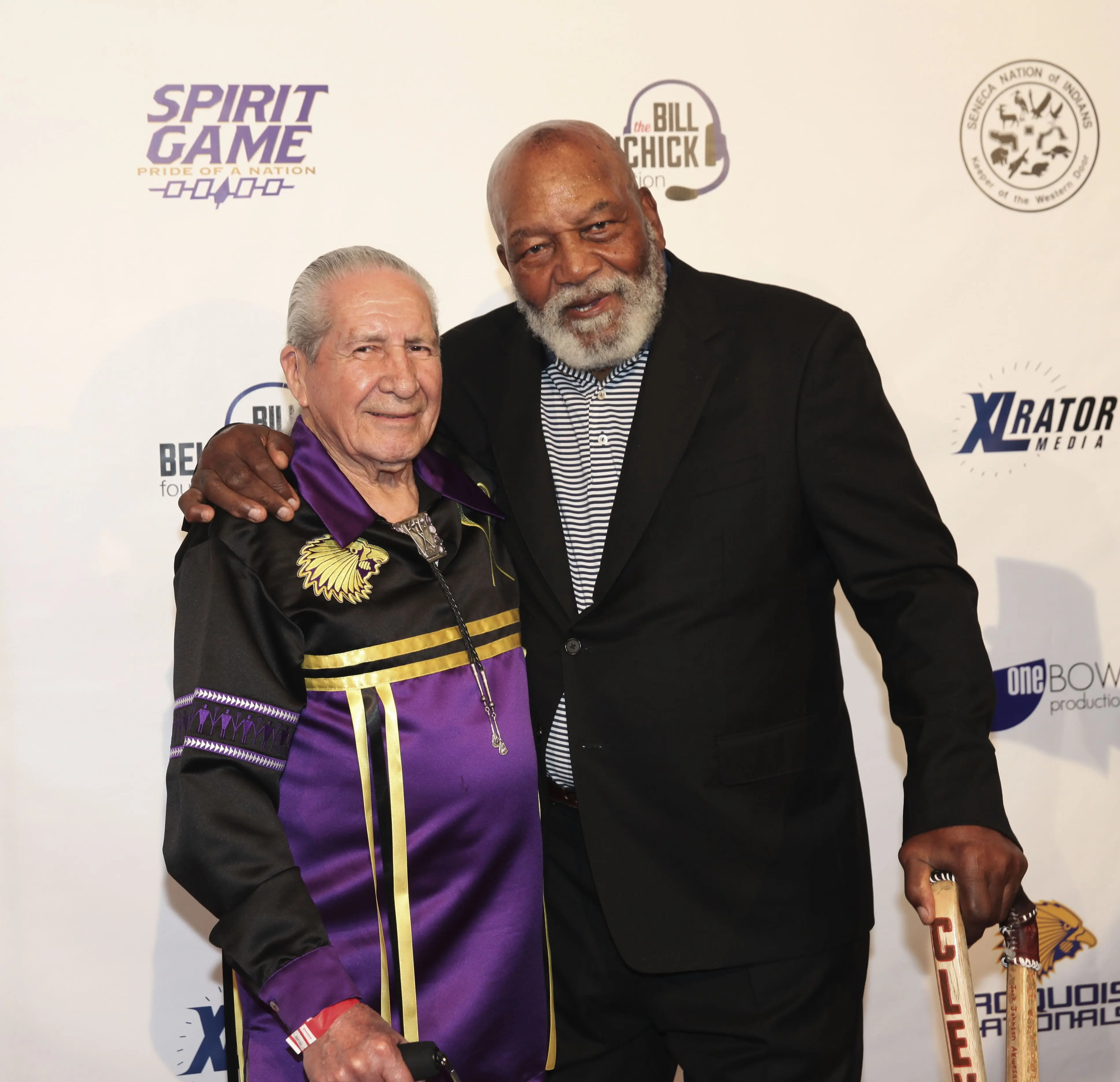Oren Lyons with Jim Brown